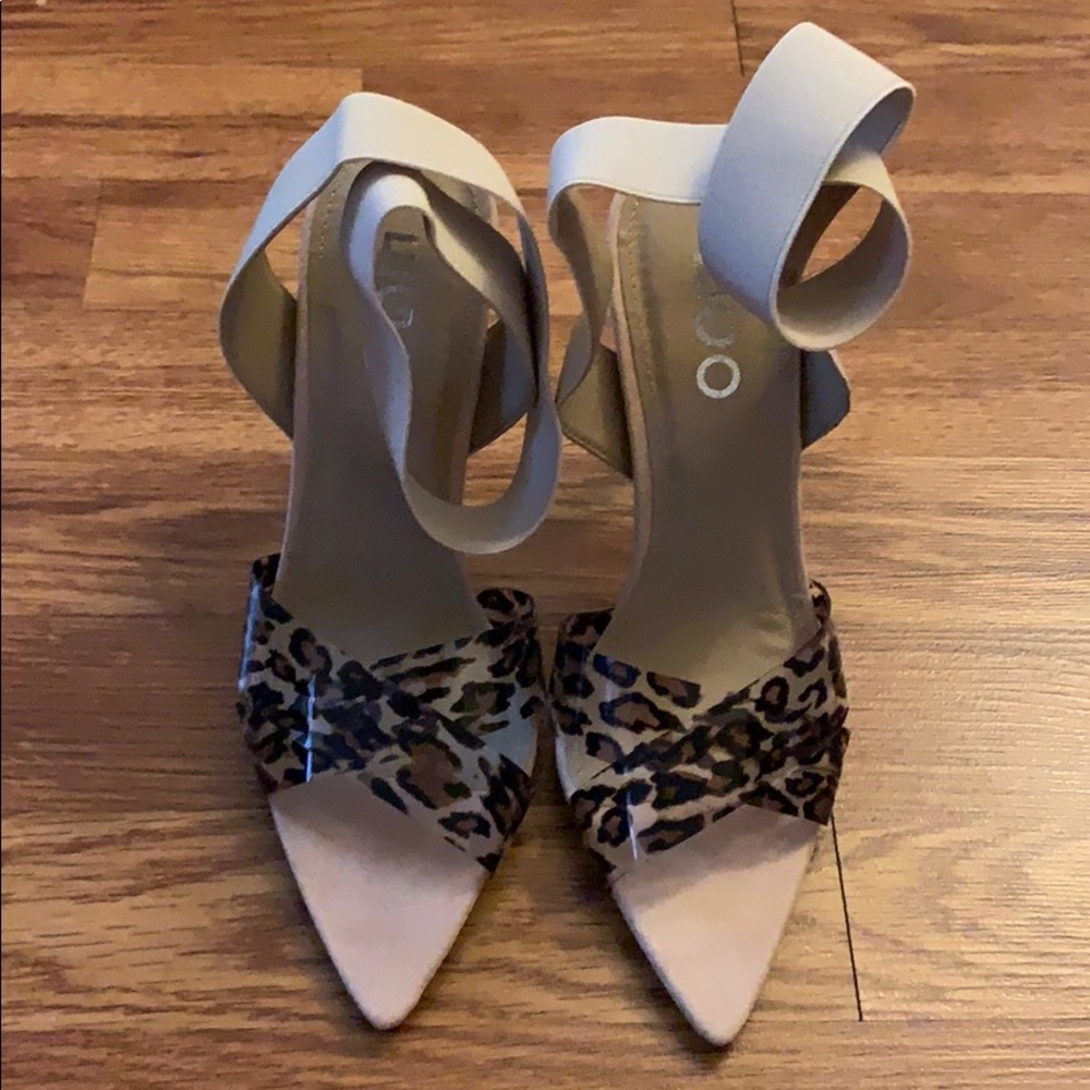 EGO Ankle Strap Open Toe Heel